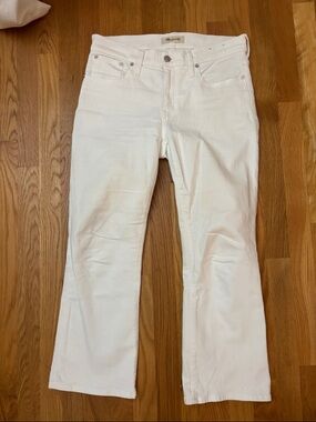 Madewell White Wide-Leg High-Rise Jeans
